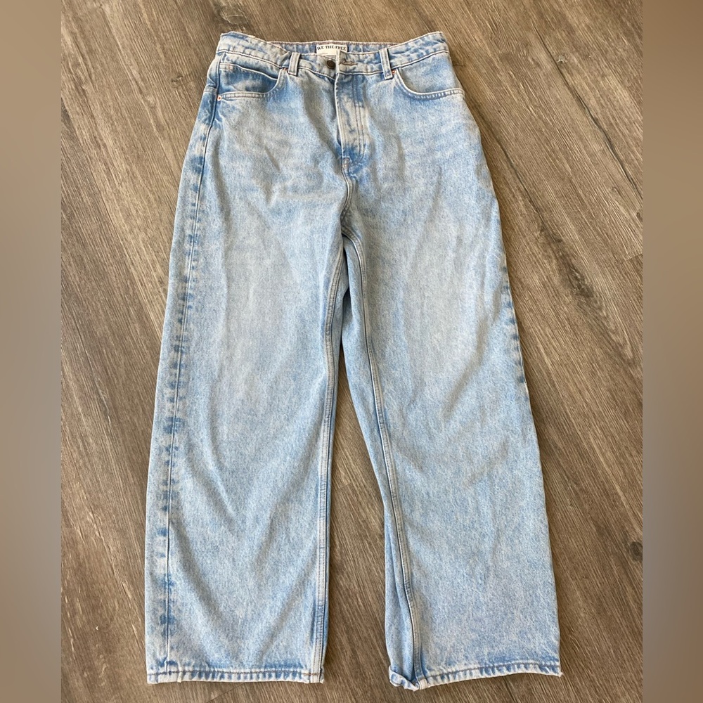 We the free deep trance dropped boyfriend jeans